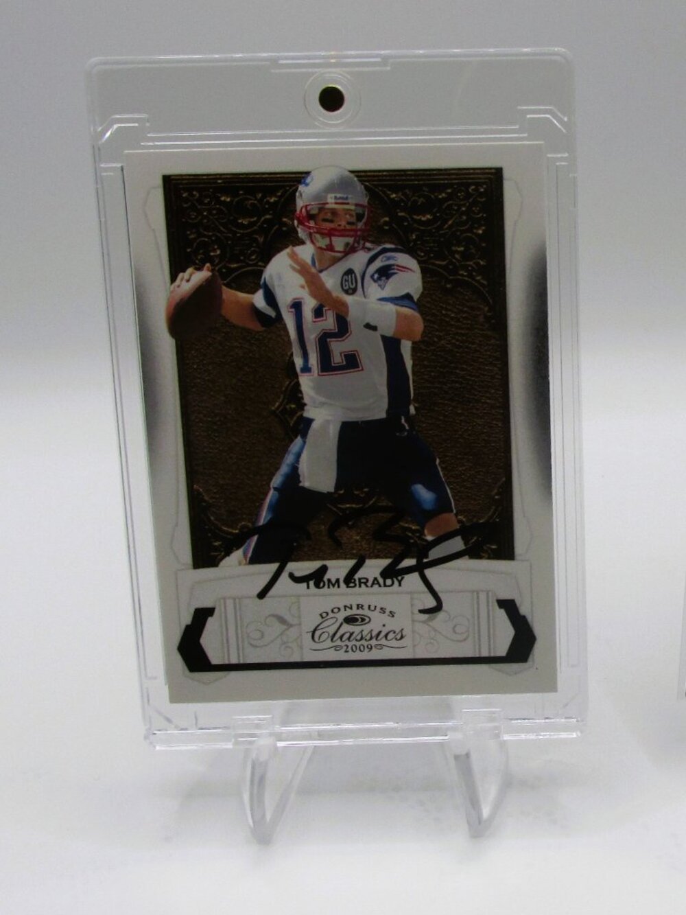 Tom Brady Signed Card With COA (A44352) (Patriots)